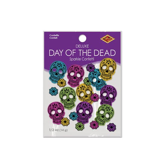 Beistle 1oz. Day of the Dead Deluxe Sparkle Confetti